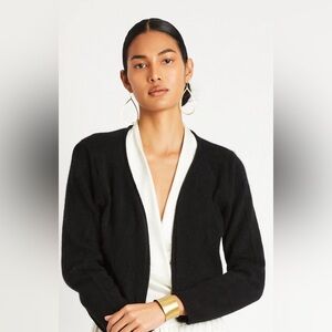 + Beryll Katharine Cashmere Cropped Cardigan | Black